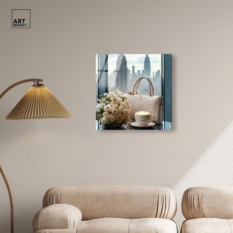 Glam by the Window New York Acrylic by Art Remedy, Ready to Hang