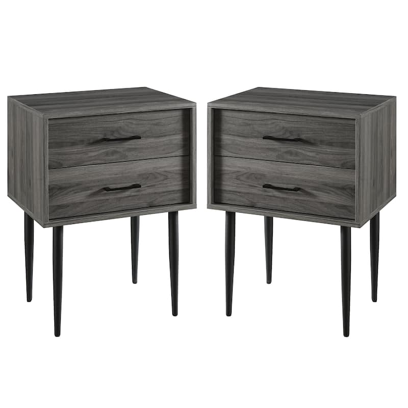 Middlebrook Notto Mid-Century Nightstand (Set of 2)