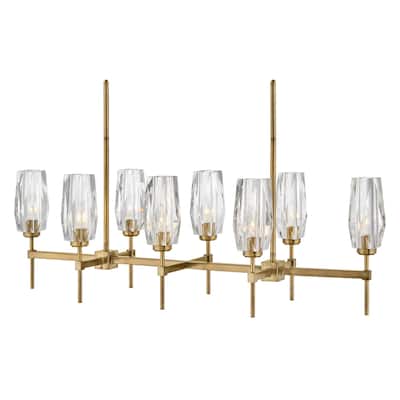 Hinkley Lighting Ana 8 Light 46" Wide Crystal Linear Chandelier