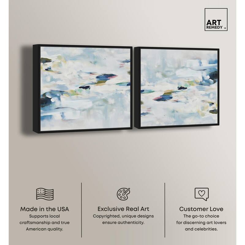 Sunset Poppy Chorus II Canvas by Art Remedy