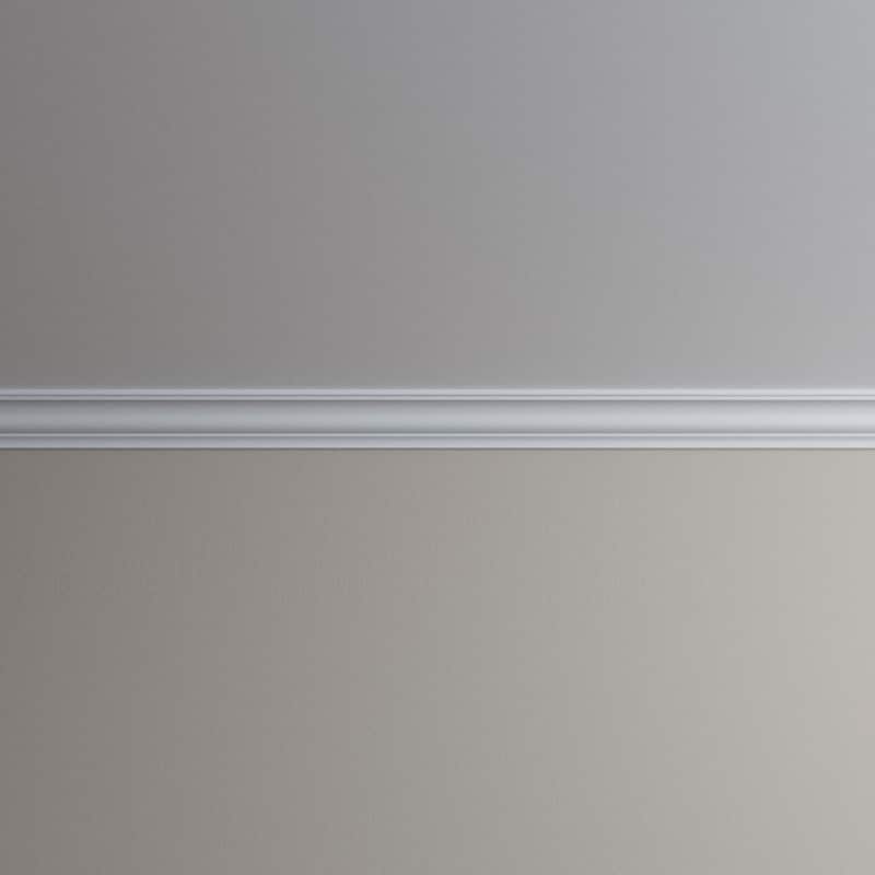 1"H x 3/4"P x 1 1/4"F x 96"L Marcus Crown Moulding - 1-Pack