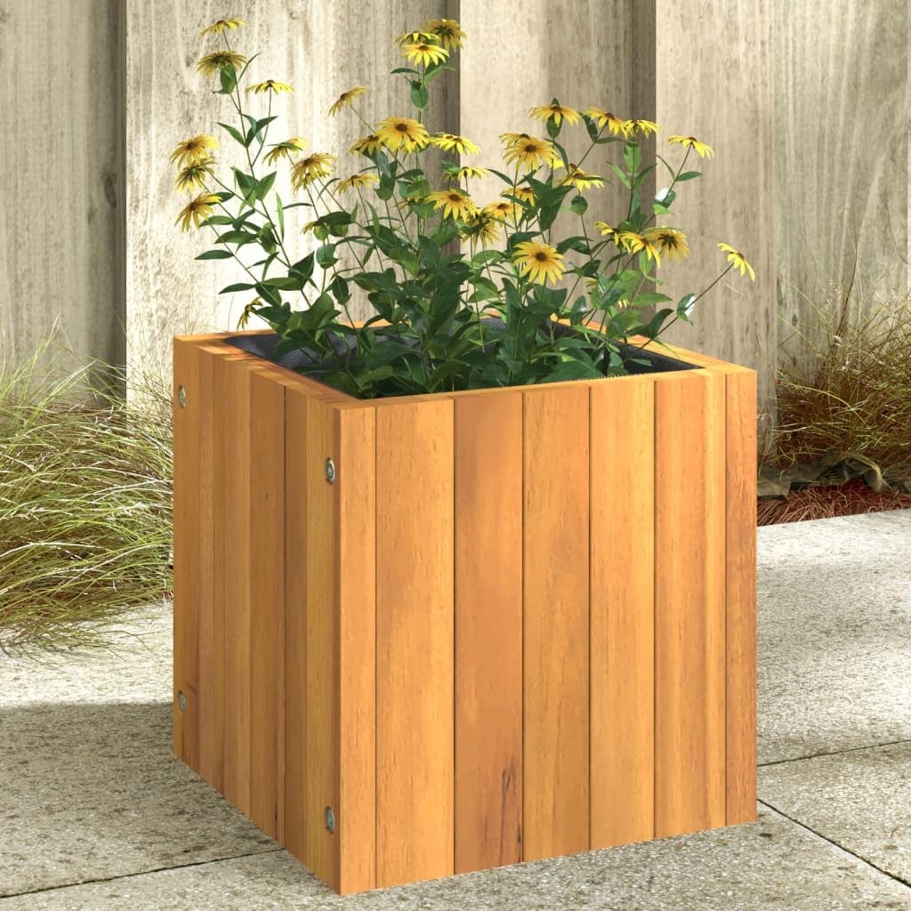 vidaXL Garden Planter Solid Wood Acacia