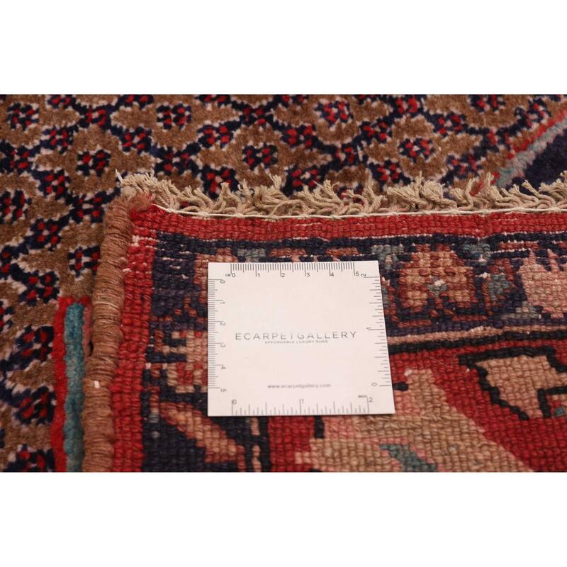 ECARPETGALLERY Hand-knotted Anatolian Vintage Brown, Red Wool Rug - 5'2 x 8'9