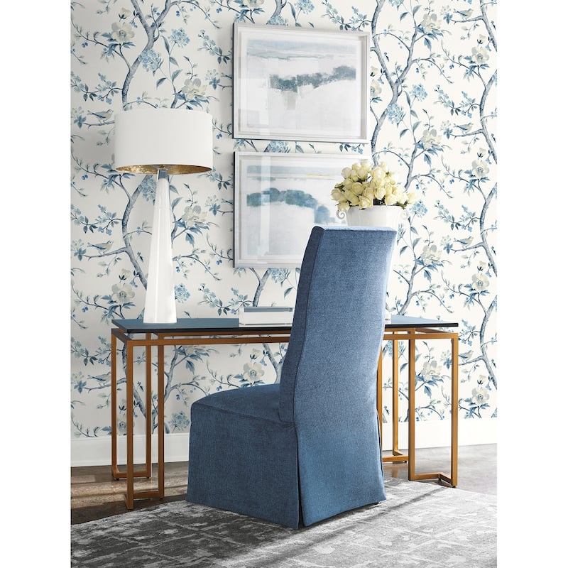 Lillian August Sparrow Haven Embossed Vinyl Unpasted Wallpaper