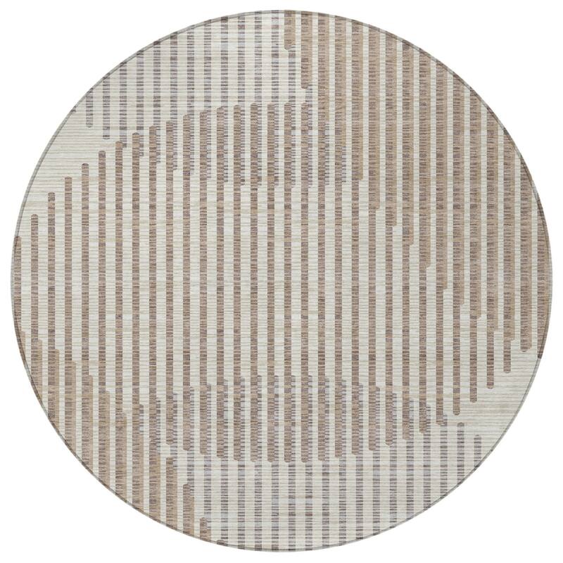HomeRoots Geometric Transitional Rectangle Outdoor Rug