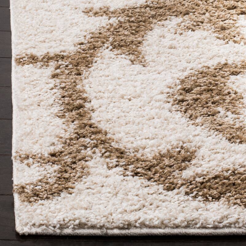 SAFAVIEH New Nadine Shag Grozda Scroll Rug