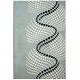 preview thumbnail 23 of 33, SAFAVIEH Handmade Soho Elvyra Waves N.Z. Wool Rug 5' x 8' - Grey/Ivory - Rectangle