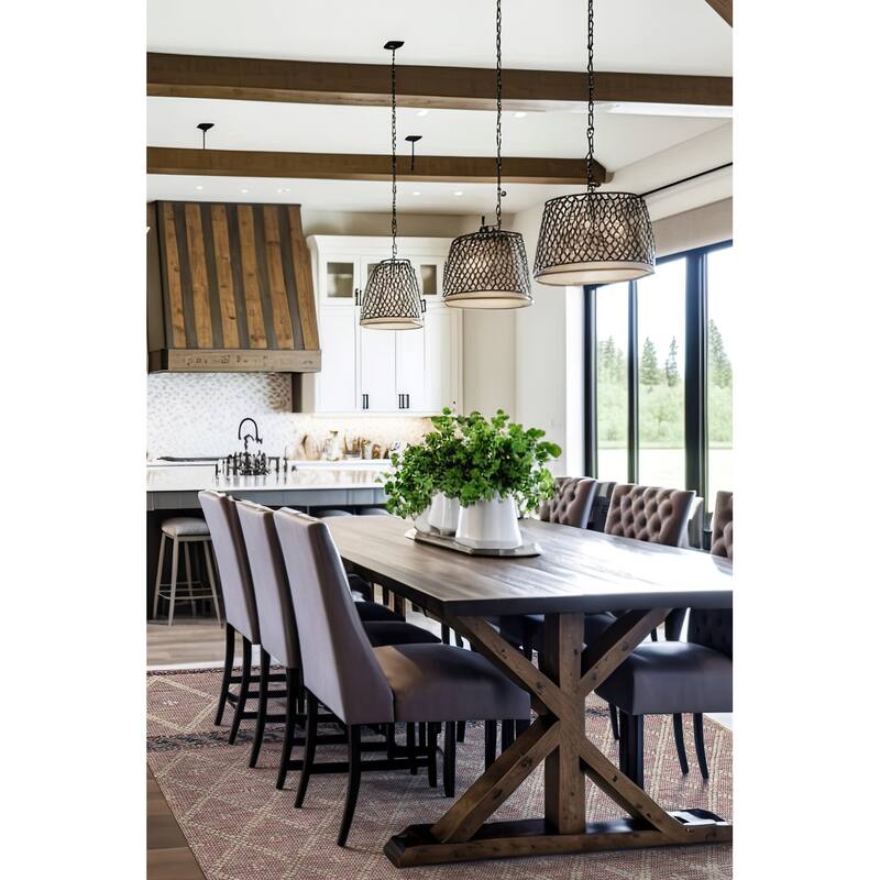 ECARPETGALLERY Braid weave Sienna Pink Wool Rug - 6'2 x 9'0