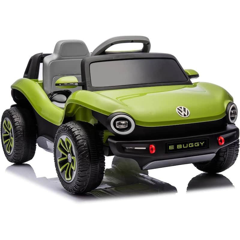 Licensed Volkswagen Kids Electric 12V Ride-On Car with Remote Control - Green