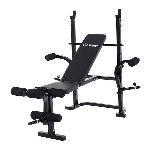Shop Goplus Adjustable Weight Lifting Multi Function Bench
