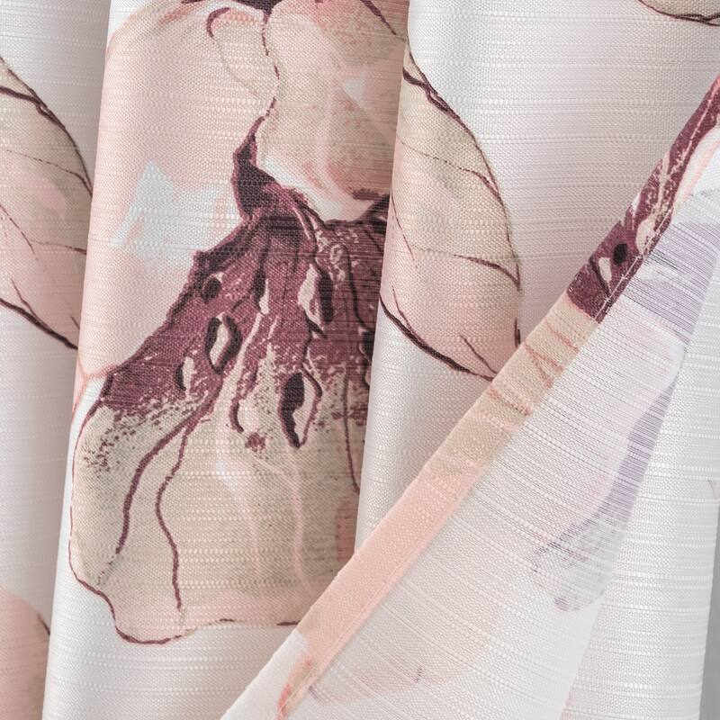 Cedar Floral Seashells Starfish Flowers Shower Curtains with Hooks