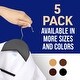 preview thumbnail 9 of 27, Wooden Clothes Hangers – with 360 Degree Swivel Hook and Non-Slip Shoulder Notch, Holds Up to 10 lbs