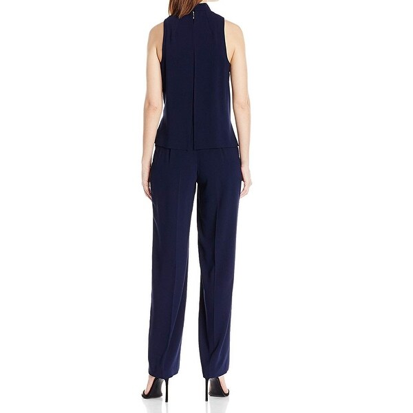 trina turk navy jumpsuit