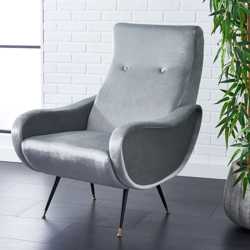 SAFAVIEH Sherron Mid-Century Modern Retro Club Chair - 28.5" W x 35" D x 37" H - 29Wx35Dx37H