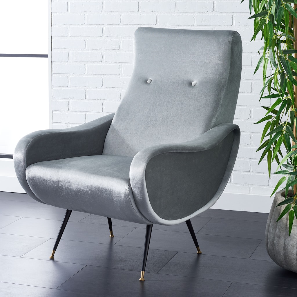 SAFAVIEH Sherron Mid-Century Modern Retro Club Chair - 28.5" W x 35" D x 37" H - 29Wx35Dx37H