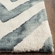 preview thumbnail 33 of 121, SAFAVIEH Dip Dye Marybeth Hand-tufted Wool Chevron Area Rug