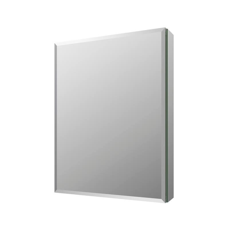 Fresca FMC8058-BE Senza 20" x 26" Frameless Single Door Medicine
