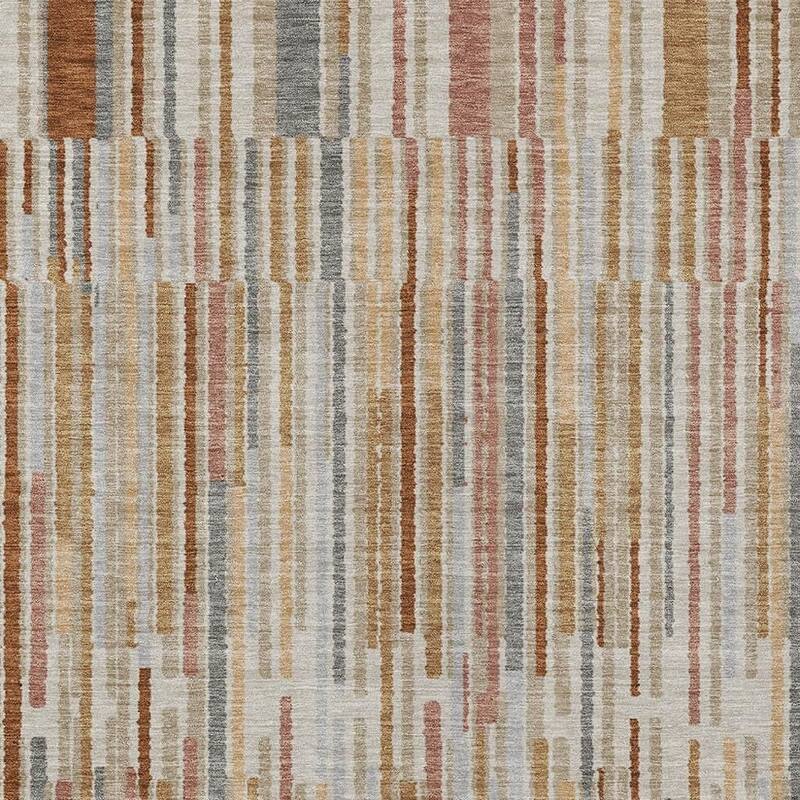 HomeRoots Striped Transitional Rectangle Outdoor Rug