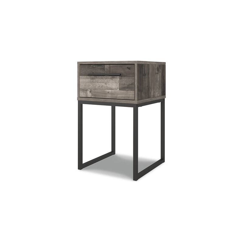 Ashley Furniture Neilsville Multi Gray Single Drawer Night Stand