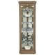 preview thumbnail 2 of 1, Howard Miller Delia III 6-shelf Solid Wood Corner Curio Cabinet