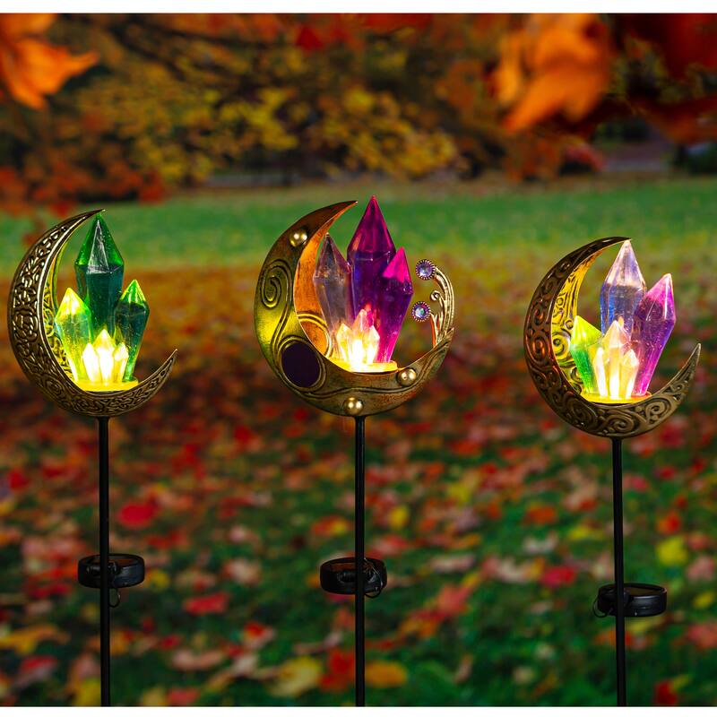 36"H Solar Garden Stake, Mystic Crystals
