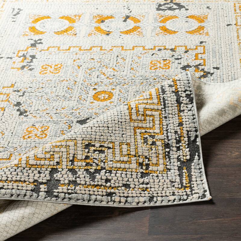 Livabliss Padua Distressed Mosaic Area Rug