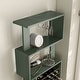 preview thumbnail 7 of 28, Furniture of America Thane Modern 4-Tier Dining Bar Cabinet with Bottle Wine Rack