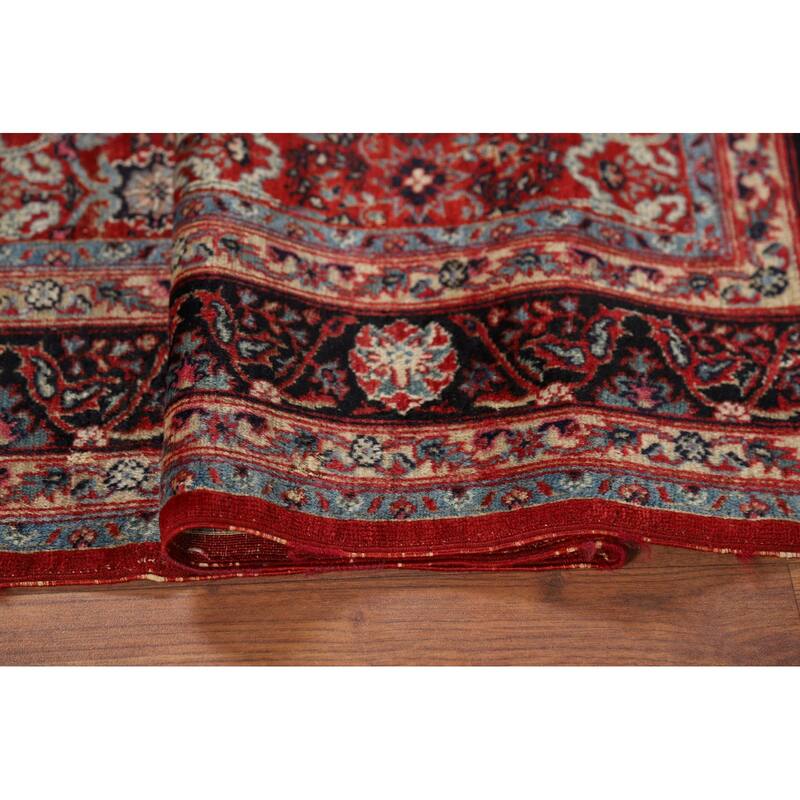 Vegetable Dye Senneh Accent Rug Handmade Wool Carpet - 3'4" x 5'0"