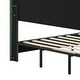 preview thumbnail 16 of 22, Modern PU Leather Upholstered Platform Bed - No Box Spring Needed
