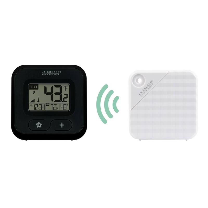 La Crosse Technology Wireless Compact Digital Thermometer with Humidity