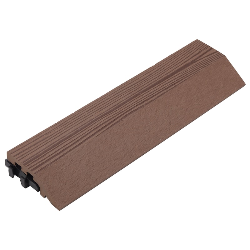 Design House 184556 3" x 12" Textured Polymer Interlocking Deck Tile