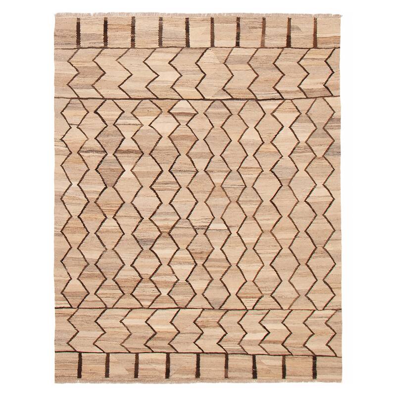 Sivas Beige, Khaki Kilim 6'2" x 8'0" - 6'2 x 8'0 - Beige/ Light Khaki - 6'2 x 8'0