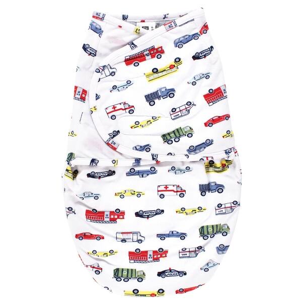 slide 1 of 1, Hudson Baby Plush Faux Fur Swaddle Wrap, Going Places, 0-3 Months - Going Places - 0-3 Months 0-3 Months - Going Places