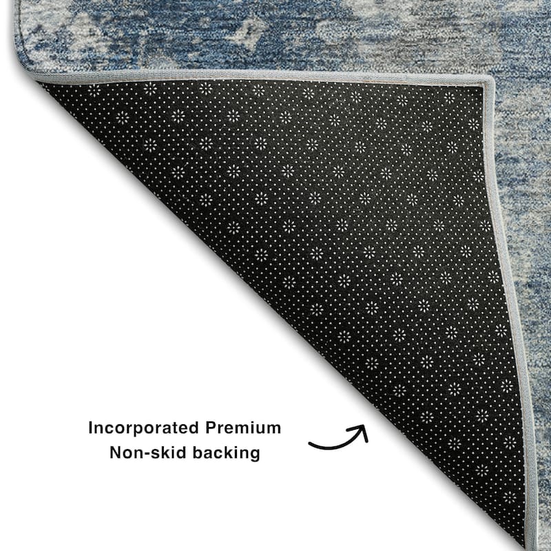 Premium Washable Super Soft Abstract Contemporary Mayfield Rug