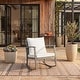 preview thumbnail 3 of 57, SAFAVIEH Daire Outdoor Rocking Chair - 26" W x 31" D x 32" H