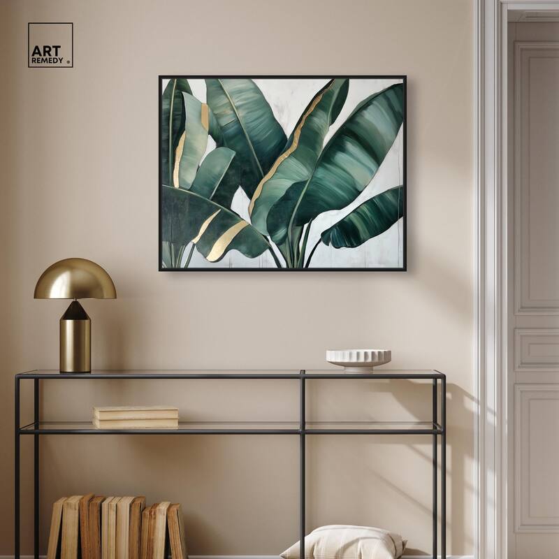 Jungle Jewel Jade I Canvas by Art Remedy