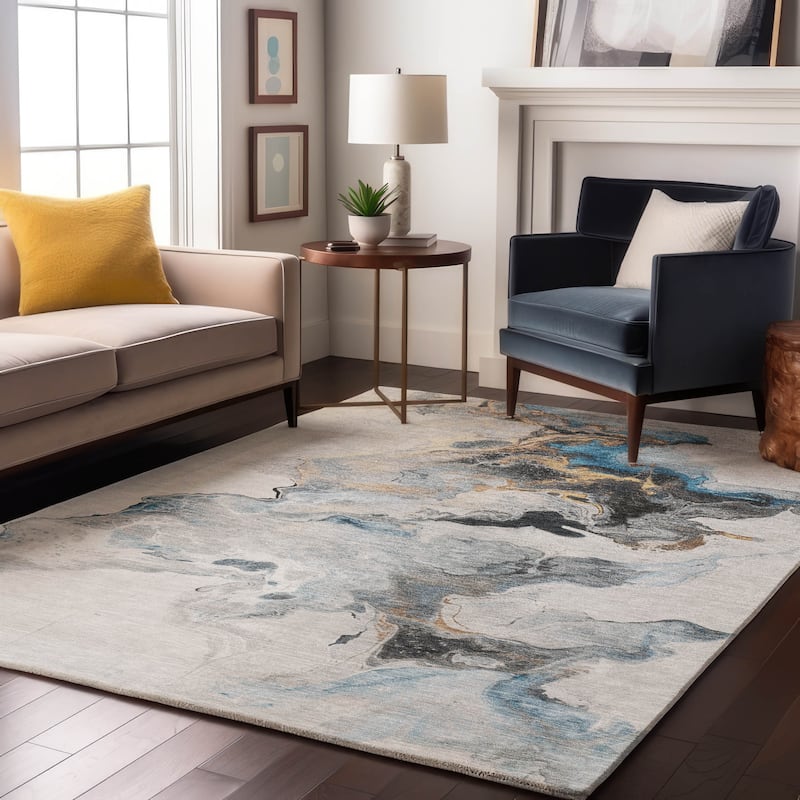 Premium Washable Super Soft Modern Glam Mayfield Rug
