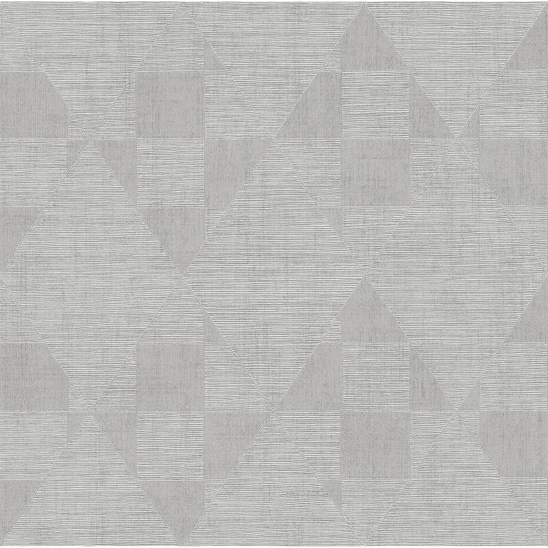 Advantage Wegener Sterling Geometric Wallpaper