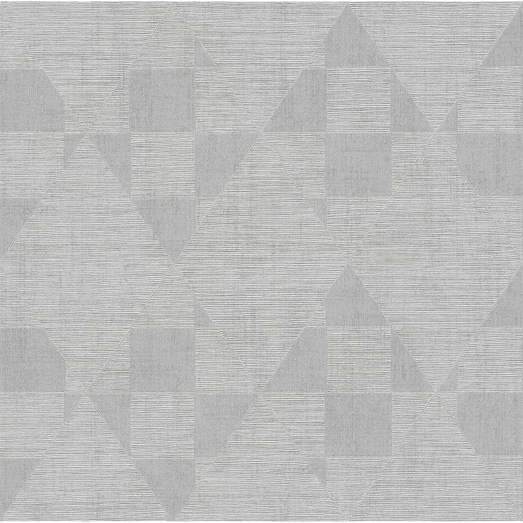 Advantage Wegener Sterling Geometric Wallpaper
