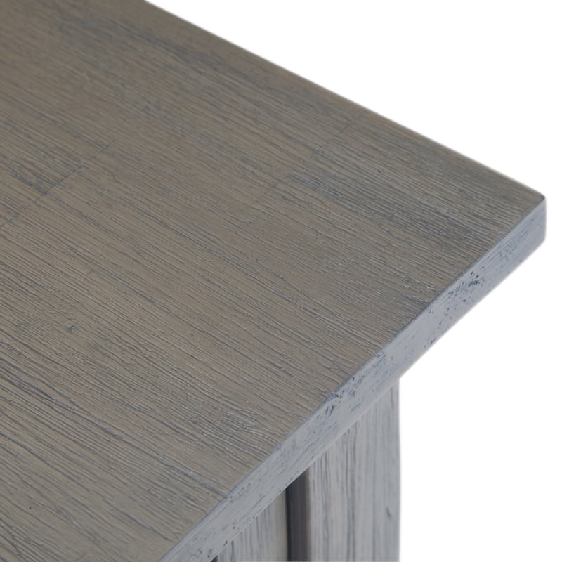 WYNDENHALL Garret SOLID ACACIA WOOD 14 inch Wide Rectangle Rustic Narrow Side Table - 14" W x 24" D x 20" H
