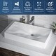 preview thumbnail 4 of 7, Karran Mirage Quartz 32 inch Bathroom Vessel Sink