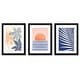 preview thumbnail 1 of 4, Modern Hawaiian Sun Modern Tropical Modern Tropical - 3 Piece Framed Gallery Art Set