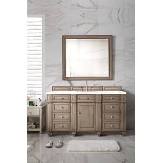 James Martin Vanities Bristol 60" Single Vanity, Whitewashed Walnut