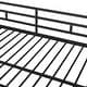 preview thumbnail 15 of 14, 2 In 1 Metal Full over Full Bunk Bed with Storage Bookcase