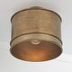 preview thumbnail 3 of 5, Nole 1-light Mystic Luster Convertible Pendant/ Semi-Flush Mount