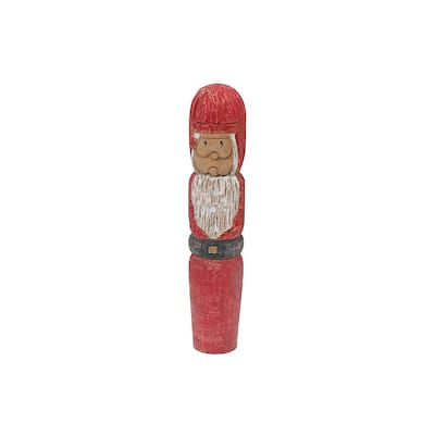 Christmas Nilgiri Wood Santa Totem Pole