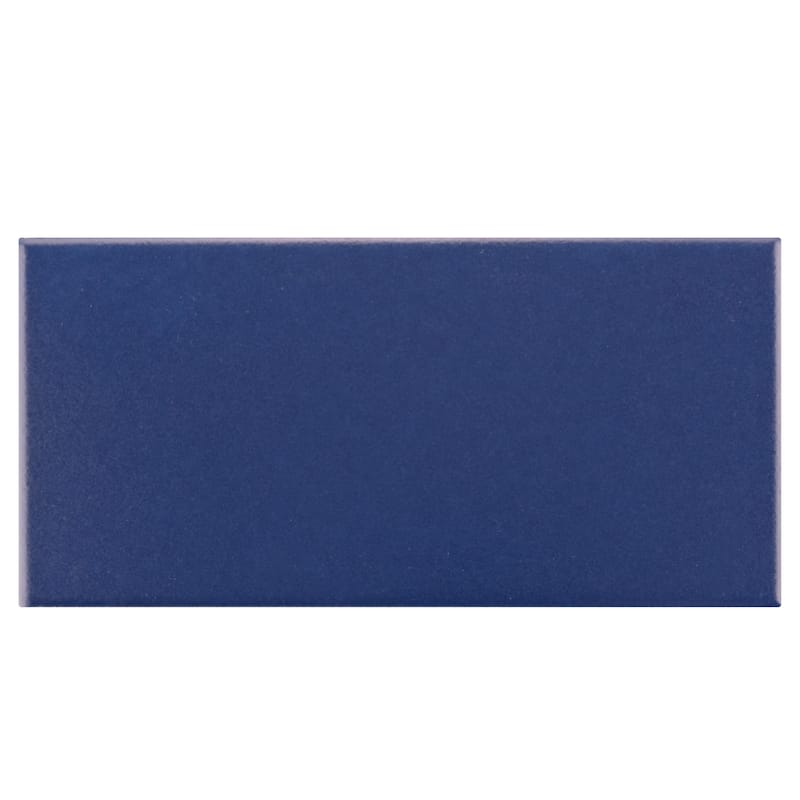 Merola Tile Piscina Brick Glossy Cobalto 9-5/8" x 19-1/2" Porcelain Floor and Wall Tile