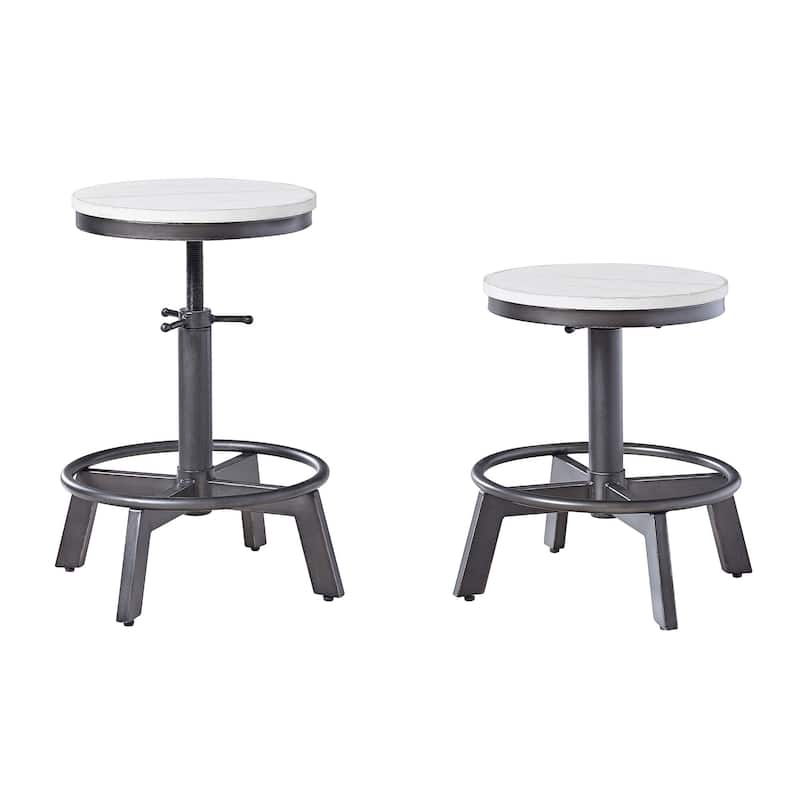 Ashley Furniture Torjin Swivel Stool (Set of 2) - 19"W x 19"D x 24"H