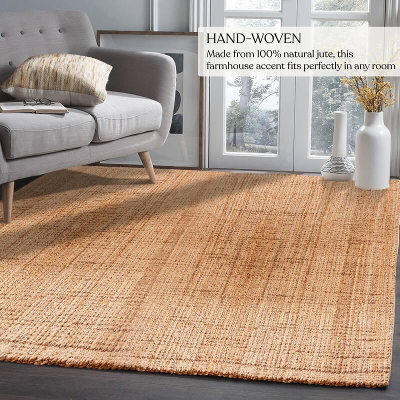 Delara Handwoven Boucle Area Rug, 100% Natural Texture & Lasting Durability for Modern High-Traffic Areas like Living Rooms