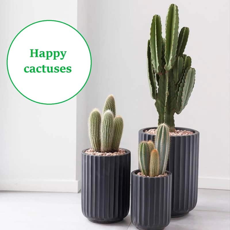 DreamPatio North Pole Fiberstone Planter